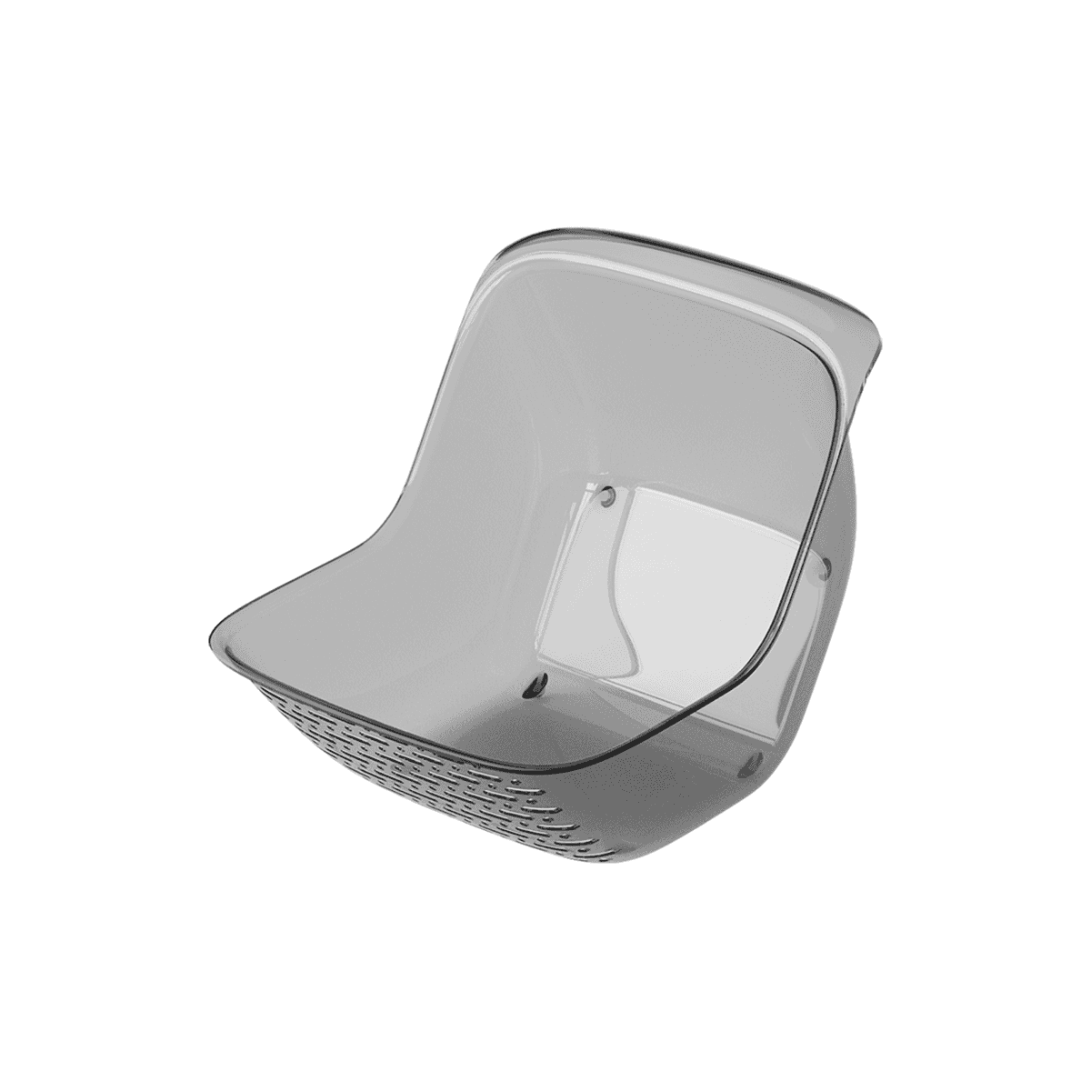 2-in-1 Transparent Fruit & Vegetable Strainer Bowl – Soak & Drain with Ease