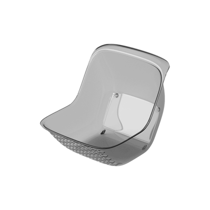 2-in-1 Transparent Fruit & Vegetable Strainer Bowl – Soak & Drain with Ease