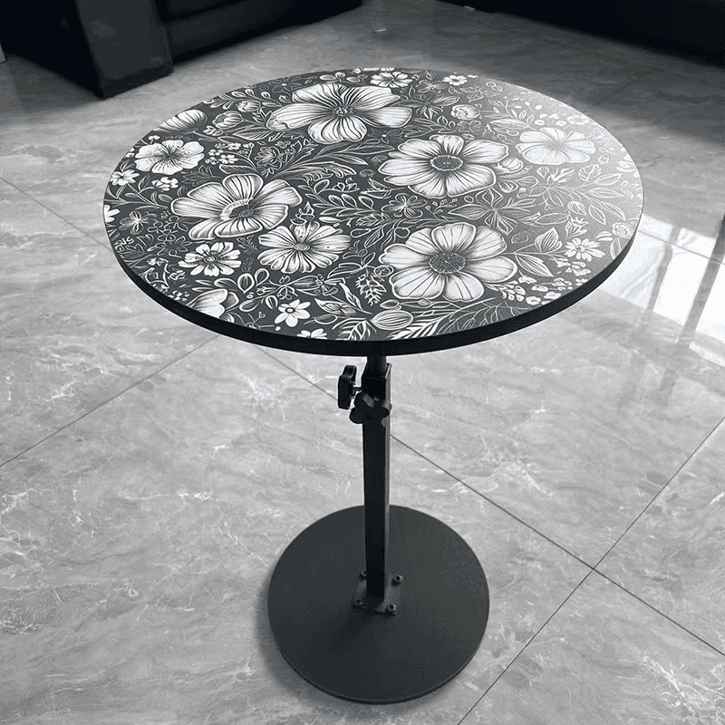 Mandala Adjustable Height Tea Table – Minimalist Design, 42–76.5cm Lift Range