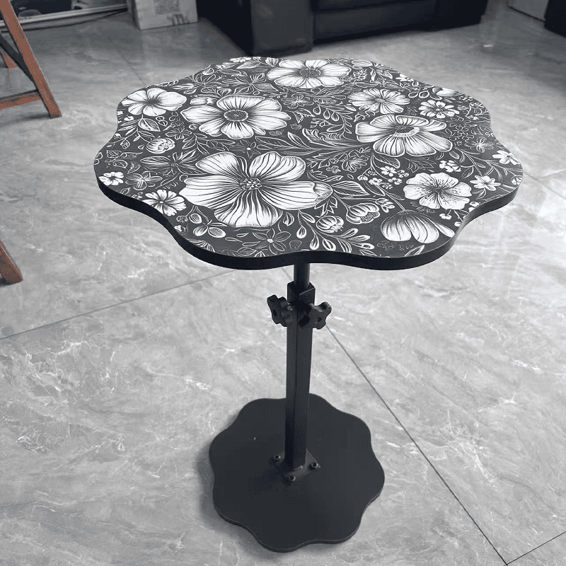 Mandala Adjustable Height Tea Table – Minimalist Design, 42–76.5cm Lift Range