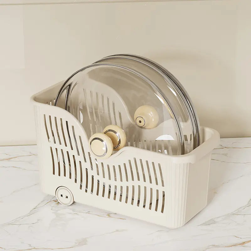 Large-Capacity Storage Basket with Wheels – Durable, Multi-Scene Organizer